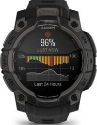 Garmin Instinct 3 AMOLED Black Bezel With Black Band
