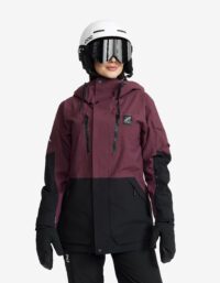 Revolution Race AccXel 2L Ski Jacket Dam Mauve Wine/Black, Storlek:XS