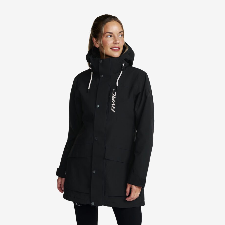 Revolution Race Status 2L Parka Dam Black, Storlek:L