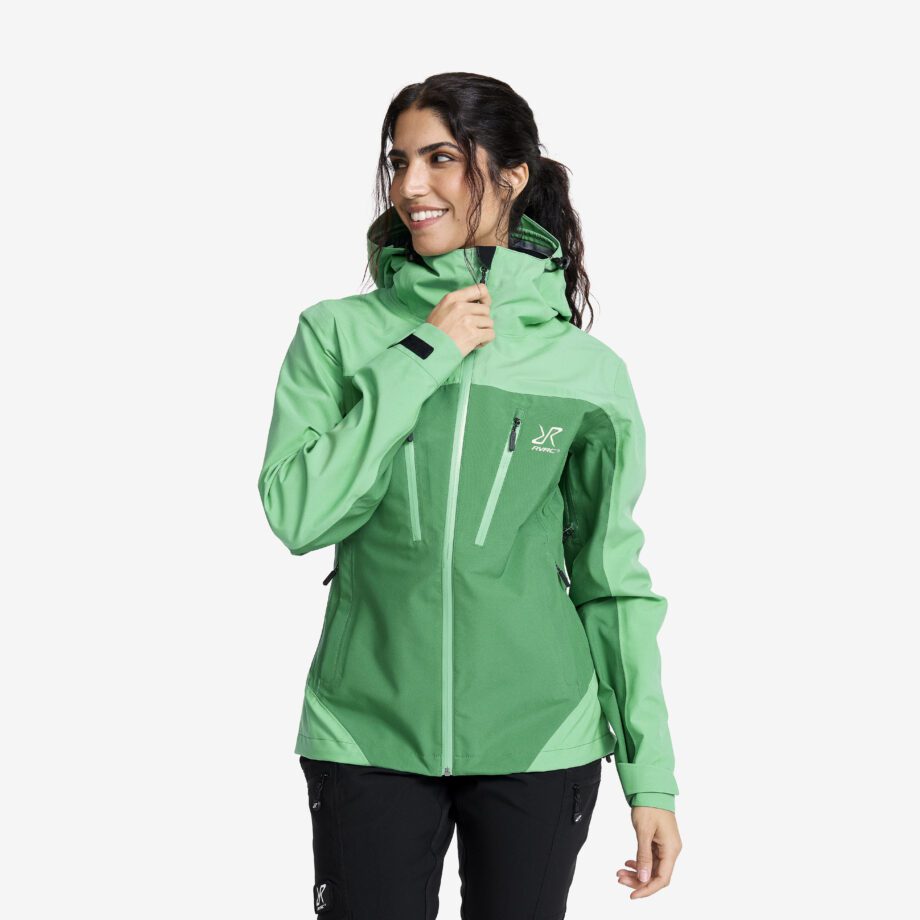 Revolution Race Silence Proshell 3L Jacket Dam Green Spruce/Pine Green, Storlek:XS