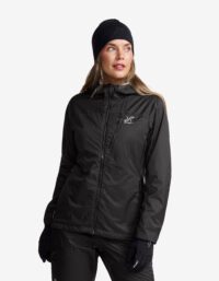 Revolution Race Brisk Tech Fleece-lined Jacket Dam Black, Storlek:L