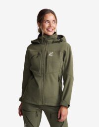 Revolution Race Hiball Softshell Jacket Dam Grape Leaf, Storlek:XS