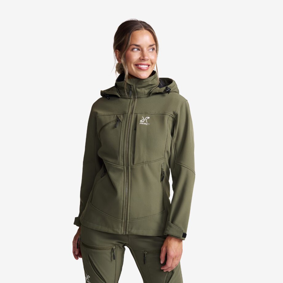 Revolution Race Hiball Softshell Jacket Dam Grape Leaf, Storlek:XS