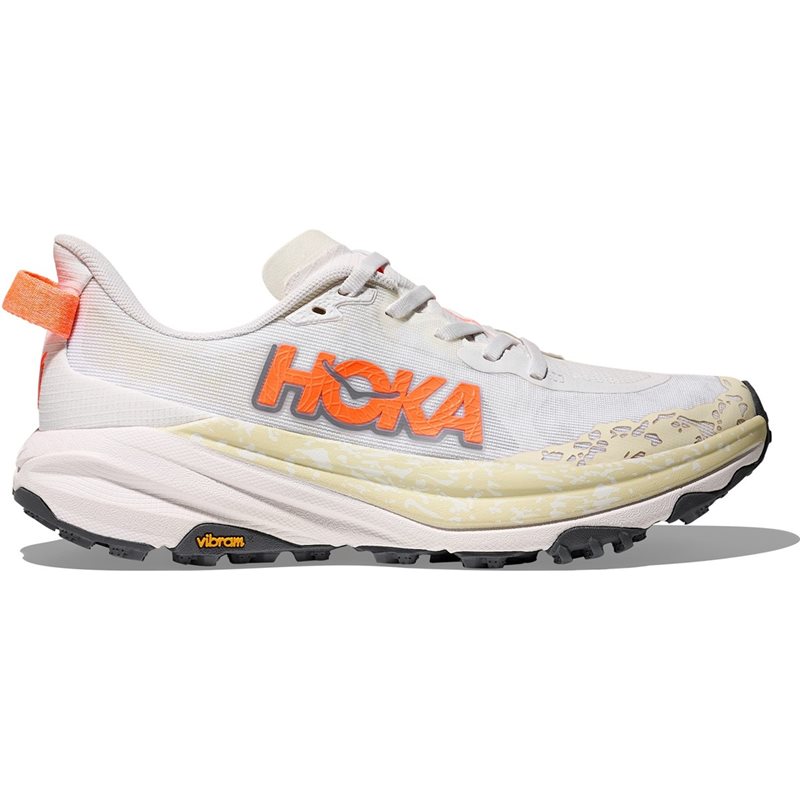 Hoka W Speedgoat 6 White / Neon Tangerine White / Neon Tangerine 39 1/3