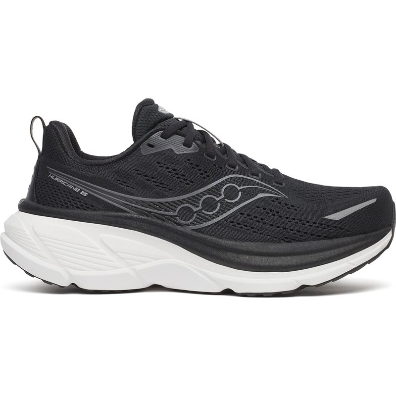 Saucony Hurricane 25 Wide Men Black/White Black/White 46,5