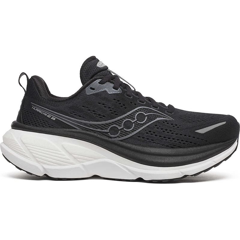 Saucony Hurricane 25 Wide Wmen Black/White Black/White 38,5