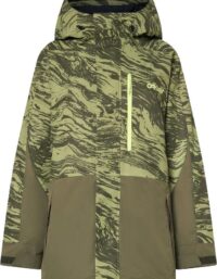 Oakley Oakley Women's Tnp Tbt Insulated Jacket Duality Swirl Dbl Green