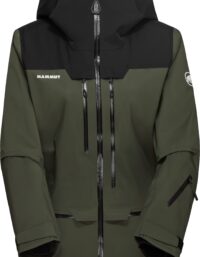 mammut Mammut Women's Haldigrat Hardshell Hooded Jacket  Dark Marsh-Black