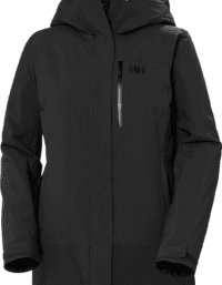 Helly Hansen Helly Hansen Women's Snowplay Long Insulated Jacket Black