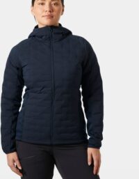 Helly Hansen Women's HP Hooded Stretch Insulator Marinblå XL