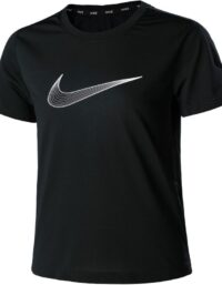 Nike Dri-fit One Graphic T-shirt Flickor-svart,vit Svart