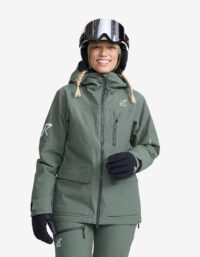 Revolution Race AccXel Insulated 2L Ski Jacket Dam Dusty Green, Storlek:S