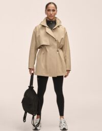 Casall Scandi Trench Rain Coat - Sand Beige