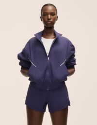 Casall Luna Textured Jacket - Purple Eclipse