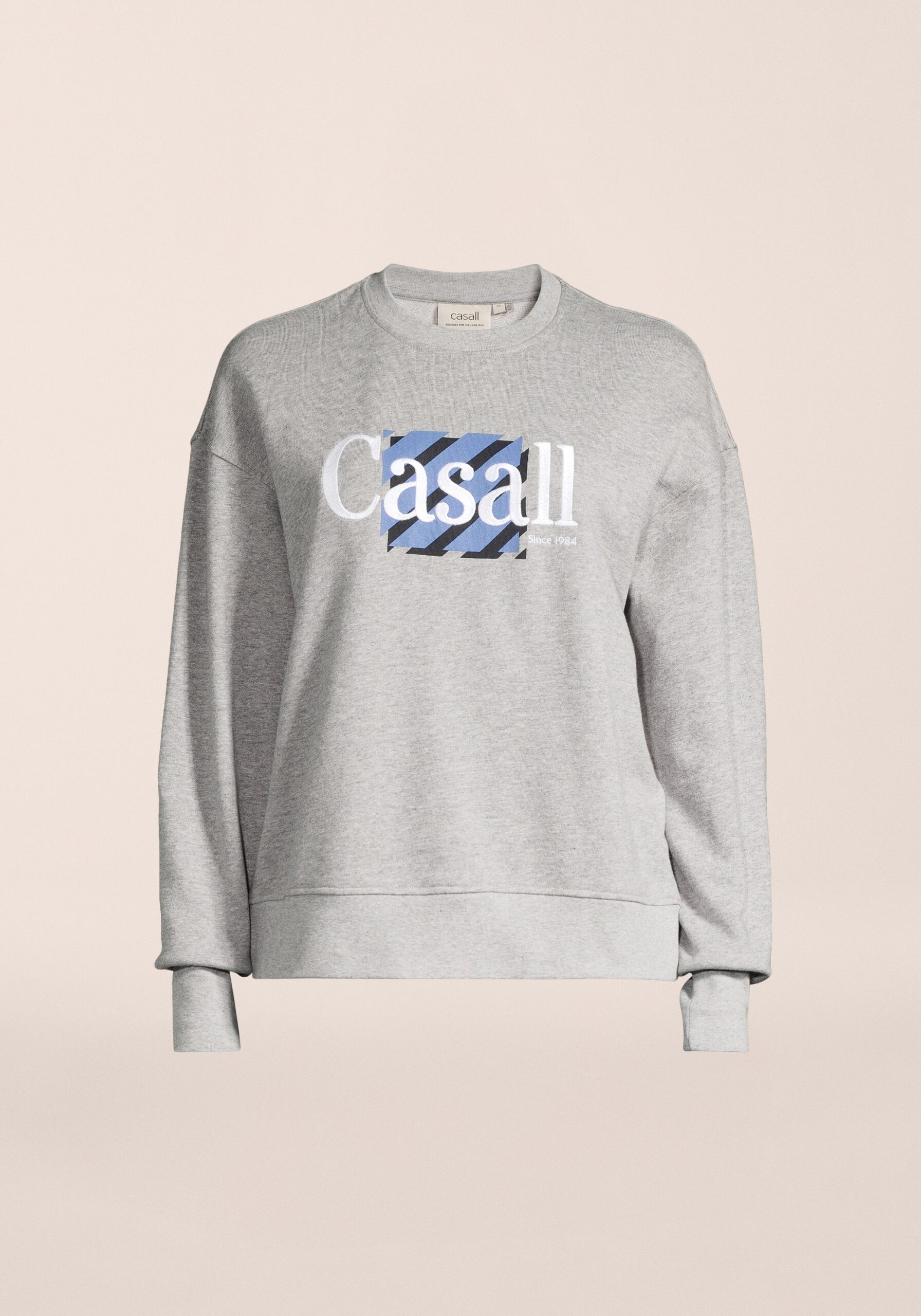 Casall M Casall 1984 Crew - Mid Grey Melange
