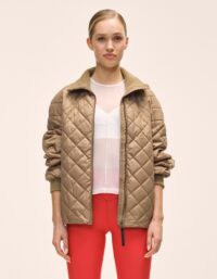 Casall Nordic Quilted Jacket - Light Khaki