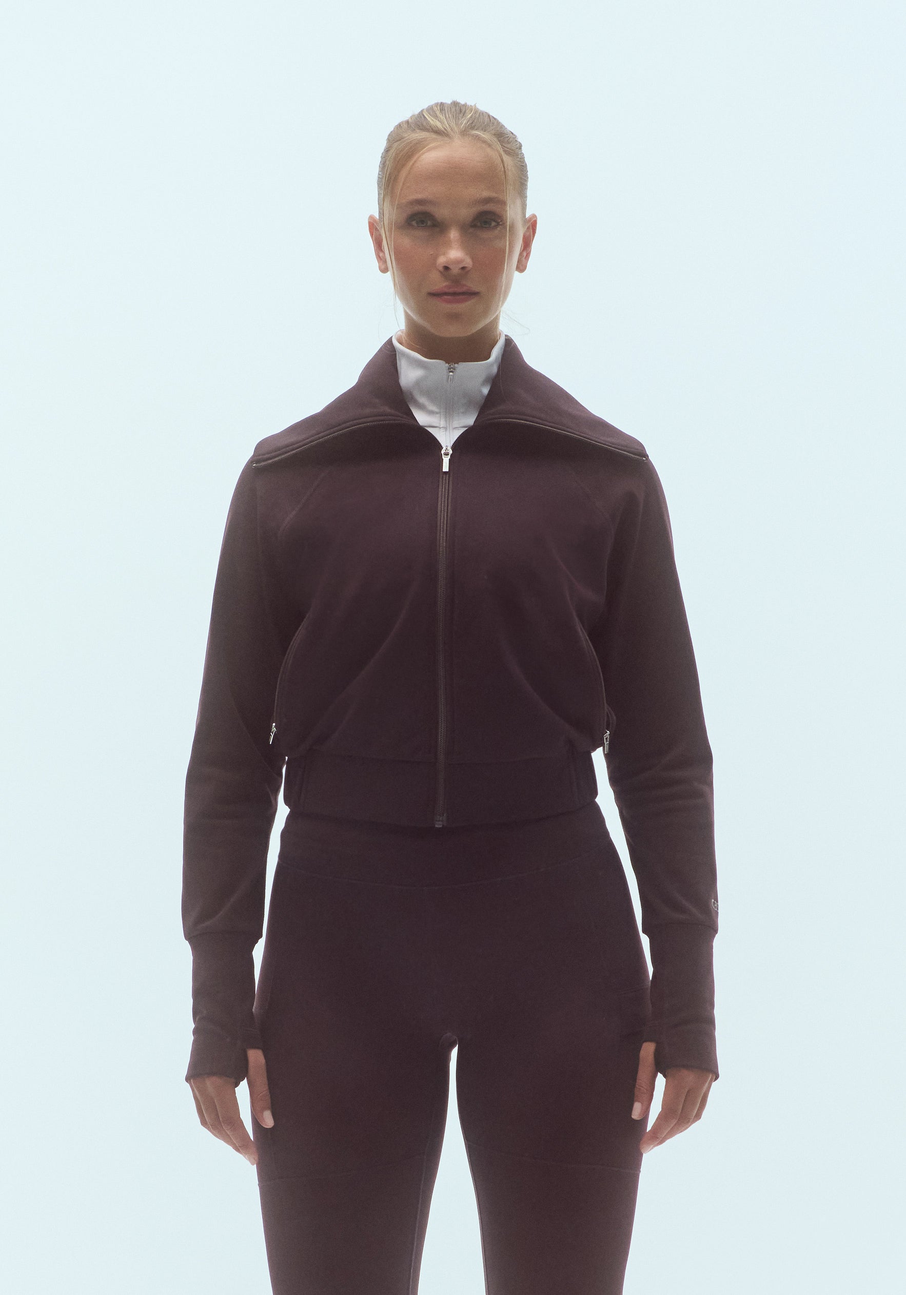 Casall Warm Training Jacket - Dark Cherry Moon