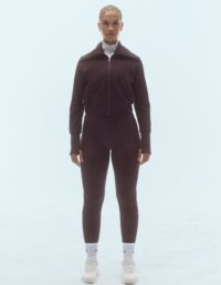 Casall Warm Tights - Dark Cherry Moon