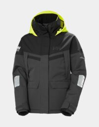 Seglarjacka Helly Hansen Pier 4.0 Coastal, Ebony, dam, X-Small
