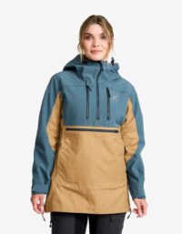Revolution Race Outdoor Anorak Dam Orion Blue/Kelp Beige, Storlek:L
