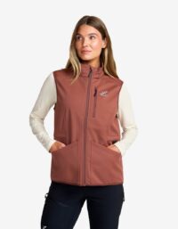 Revolution Race Responder Softshell Vest  Dam Pink Mahogany, Storlek:M