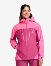 Revolution Race Silence Proshell 3L Jacket Dam Ibis Rose/Baton Rouge, Storlek:2XL
