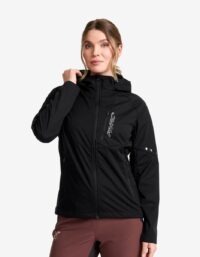 Revolution Race Pure Softshell Jacket Dam Black, Storlek:XL