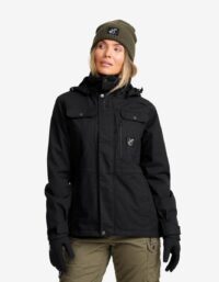 Revolution Race Field Pro Warm Outdoor Jacket Dam Black, Storlek:4XL