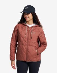 Revolution Race Tapa Quilt Insulated Jacket Dam Pink Mahogany, Storlek:L