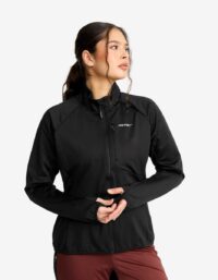 Revolution Race Pace Wind Jacket Dam Black, Storlek:M