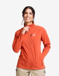 Revolution Race Exciter Stretch Jacket Dam Mecca Orange, Storlek:3XL