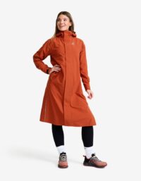 Revolution Race Cloud 3L Long Shell Parka Dam Rusty Orange, Storlek:XS
