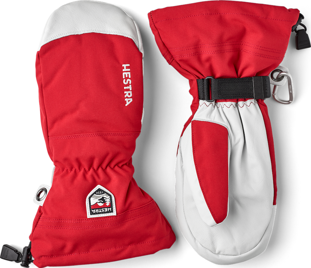 Hestra Hestra Army Leather Heli Ski Mitt Red