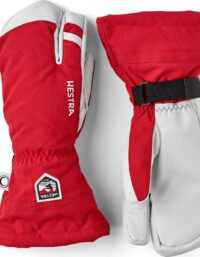 Hestra Hestra Army Leather Heli Ski 3-Finger Red