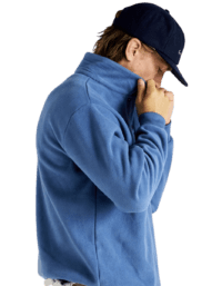 Local Rule Local Rule Q-zip Fleece Sweatshirt - Ljusblå