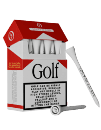 3 Putt Round 3 Putt Round The Golf Addiction Tee Pack - Röd