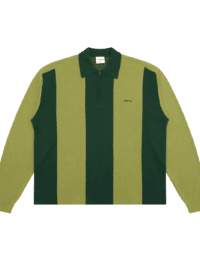 Students Golf Students Golf Kenway L/S Knit Polo Sweater - Jade