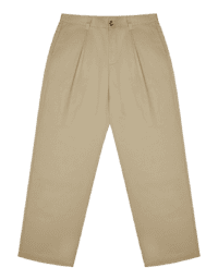 Malbon Golf Malbon Golf Reverse Pleat Trouser - Khaki