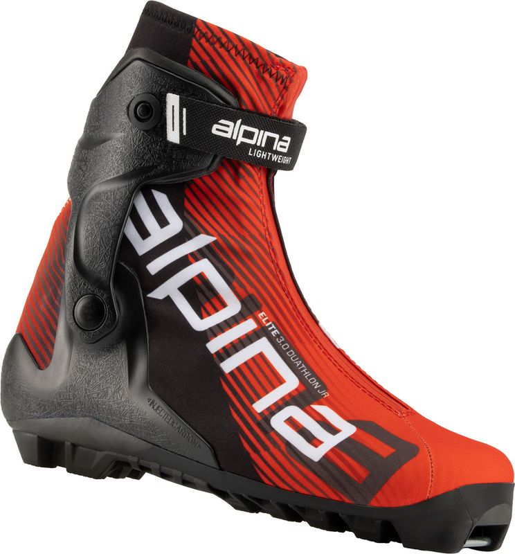 Alpina Elite Duathlon 3.0 Junior -23 Längdpjäxor Red/Black, EU 37