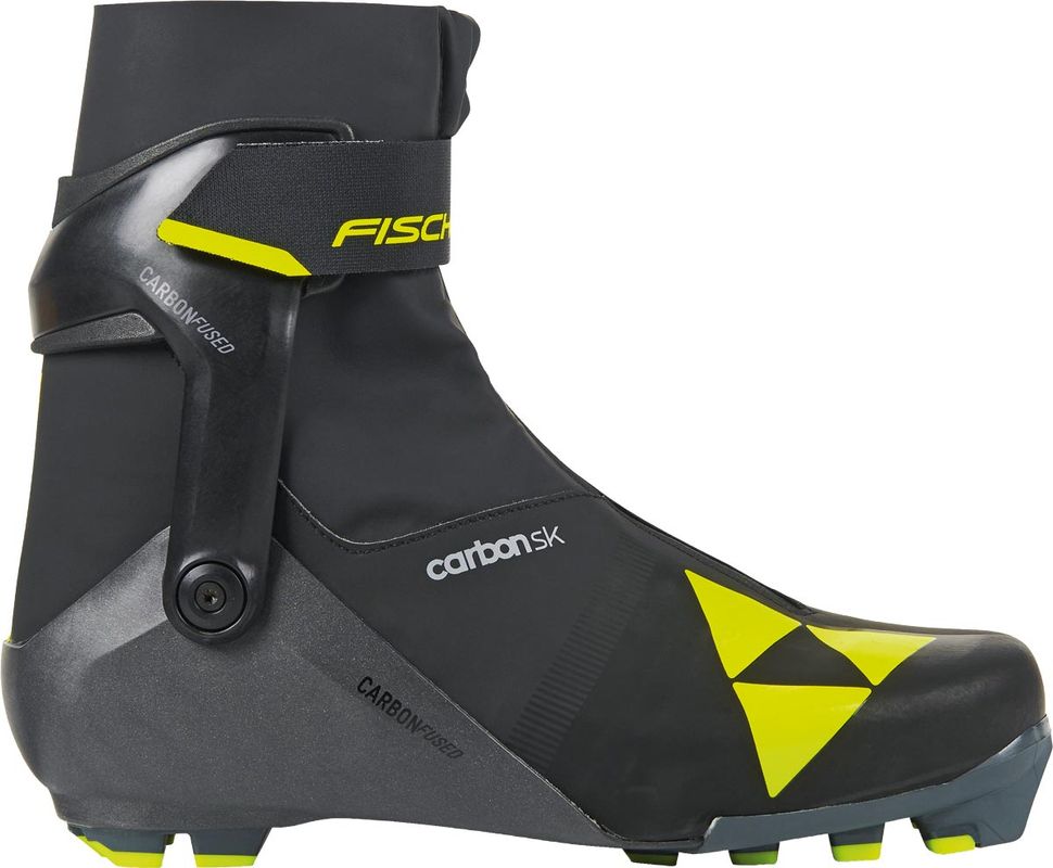 Fischer Carbon Skiathlon DP -24 Längdpjäxor Black/Yellow, EU 42