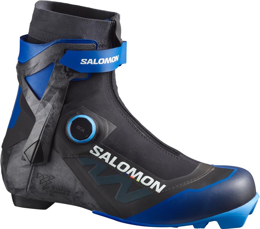 Salomon S/RACE Skate BOA Prolink Längdpjäxor Black/Race Blue, UK 8,5