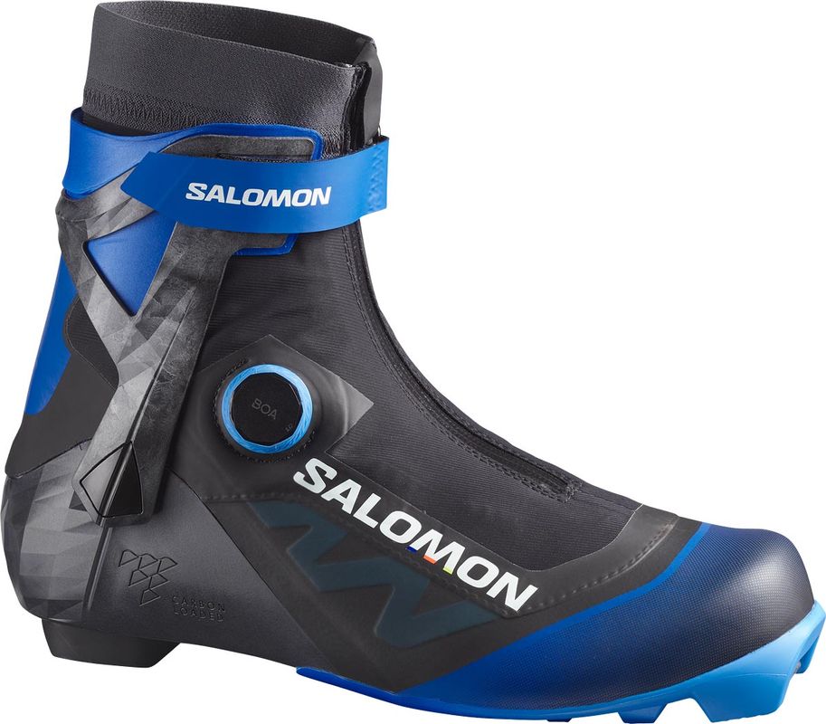 Salomon S/RACE Skiathlon BOA Prolink Längdpjäxor Black/Race Blue, UK 11