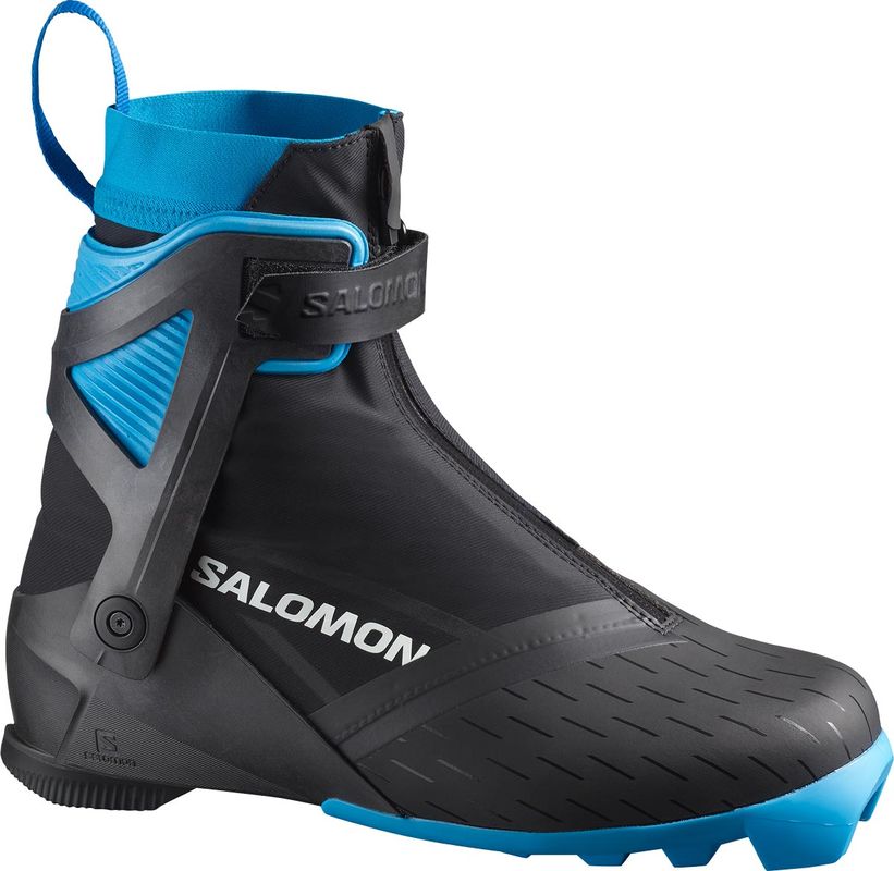 Salomon S/MAX Carbon Skate Prolink Längdpjäxor Black/Process Blue-X, UK 7,5