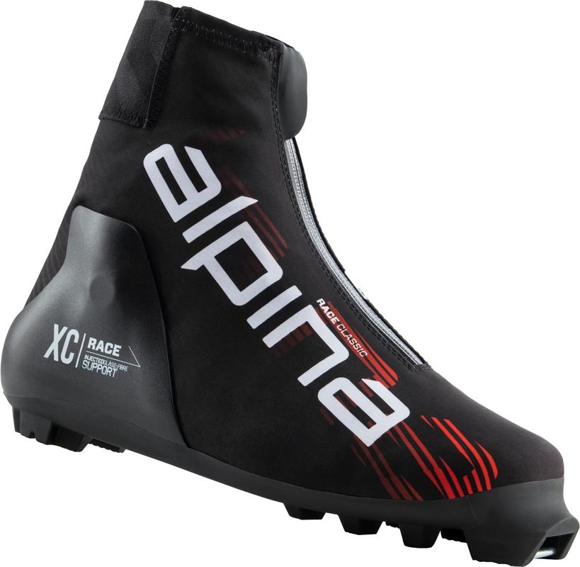 Alpina Race Classic Längdpjäxor Black/Red, EU 43