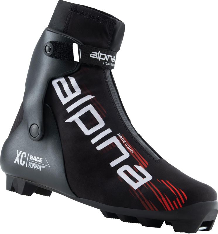 Alpina Race Combi Längdpjäxor Black/Red, EU 40