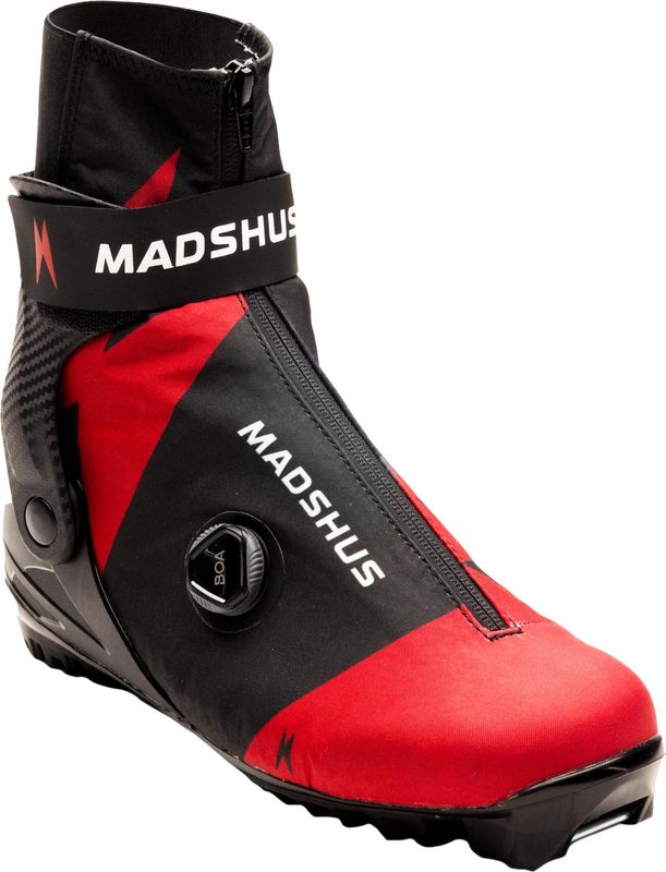 Madshus Pulse Skate BOA Längdpjäxor Red/Black, EU 40