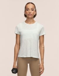 Casall Soft Texture Tee - Misty Green