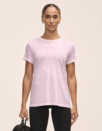 Casall Soft Texture Tee - Lush Pink