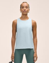 Casall Laser Mesh Flow Tank - Aqua Glow