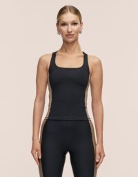 Casall Shaped Block Built in Bra Tank - Black